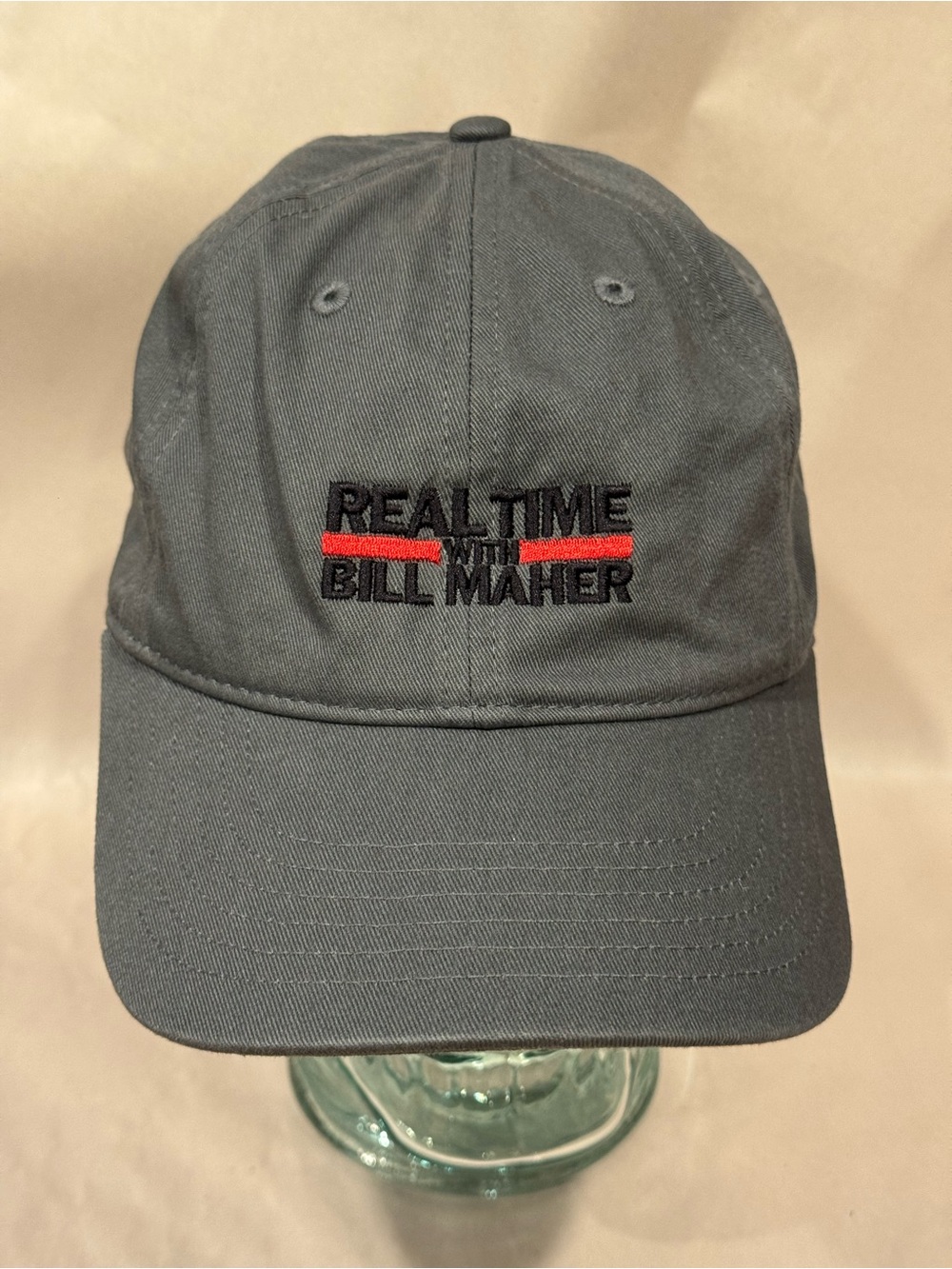 Real Time with Bill Maher Baseball Golf Adjustable‎ Cap Hat NWOT Studio Fan Hat